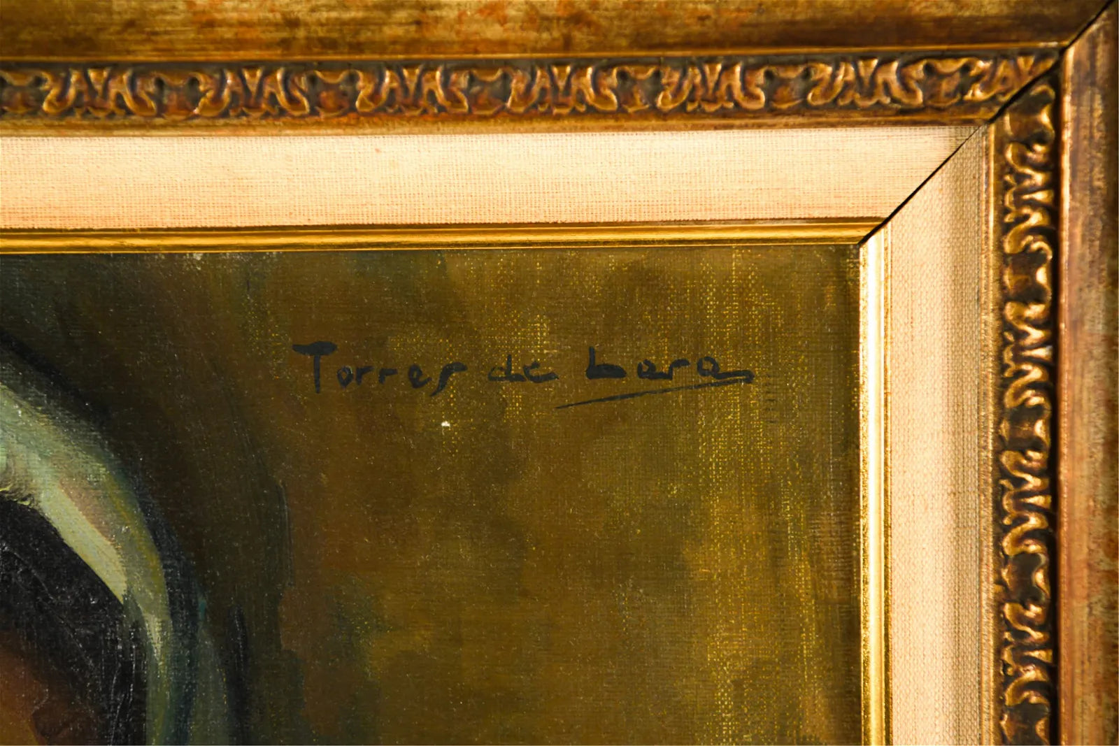 AW609: : Raoul Torres De Lara, Early 20h C - Impressionist Portrait - Oil on Canvas