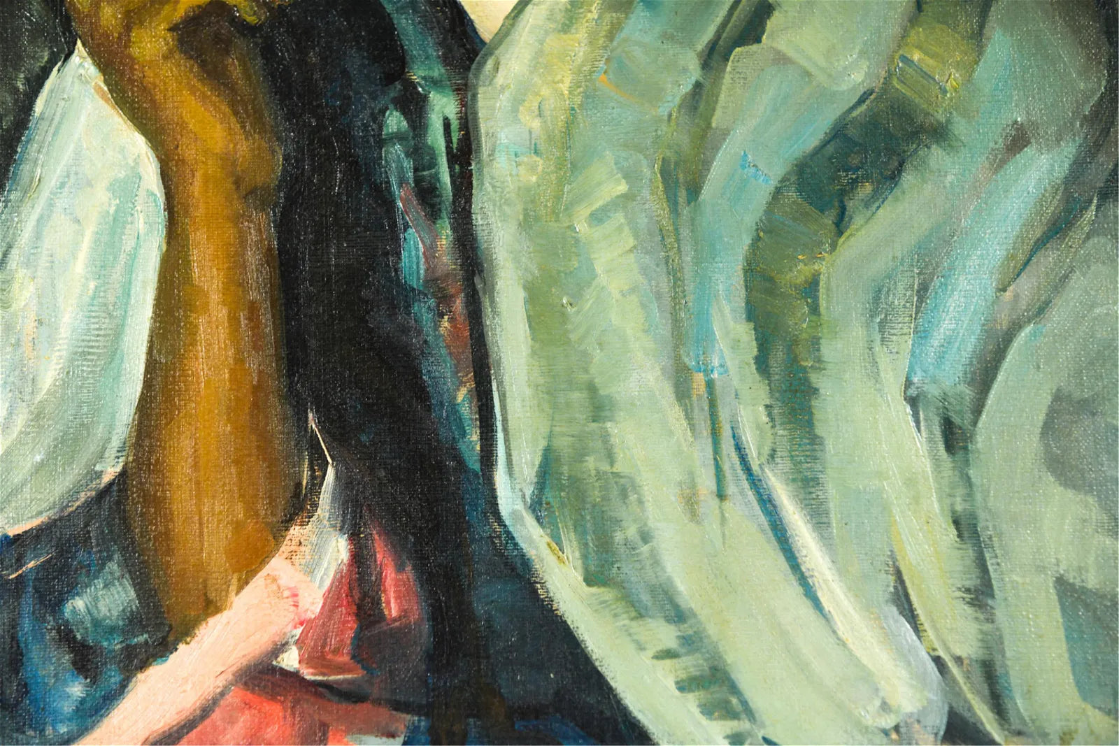 AW609: : Raoul Torres De Lara, Early 20h C - Impressionist Portrait - Oil on Canvas