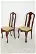 AF2-029: ANTIQUE PAIR OF 18tH CENTURY DUTCH MARQUETRY SIDE CHAIRS