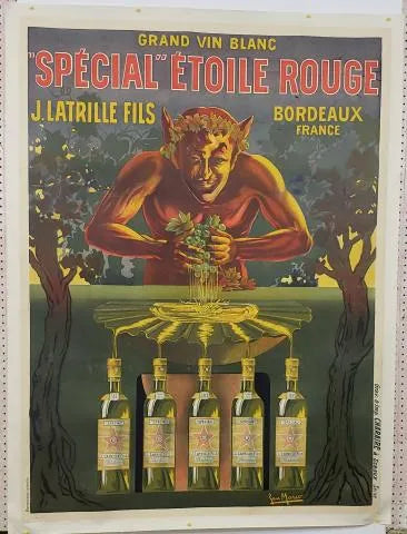 AW8-003: EARLY 20TH CENTURY FRENCH POSTER - SAN MARCO POSTER "SPECIAL" ETOILE ROUGE