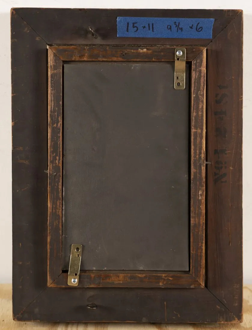 AW545: Early 20th American Modernist / Ashcan School - Fancy Man with Cane - Oil on Board