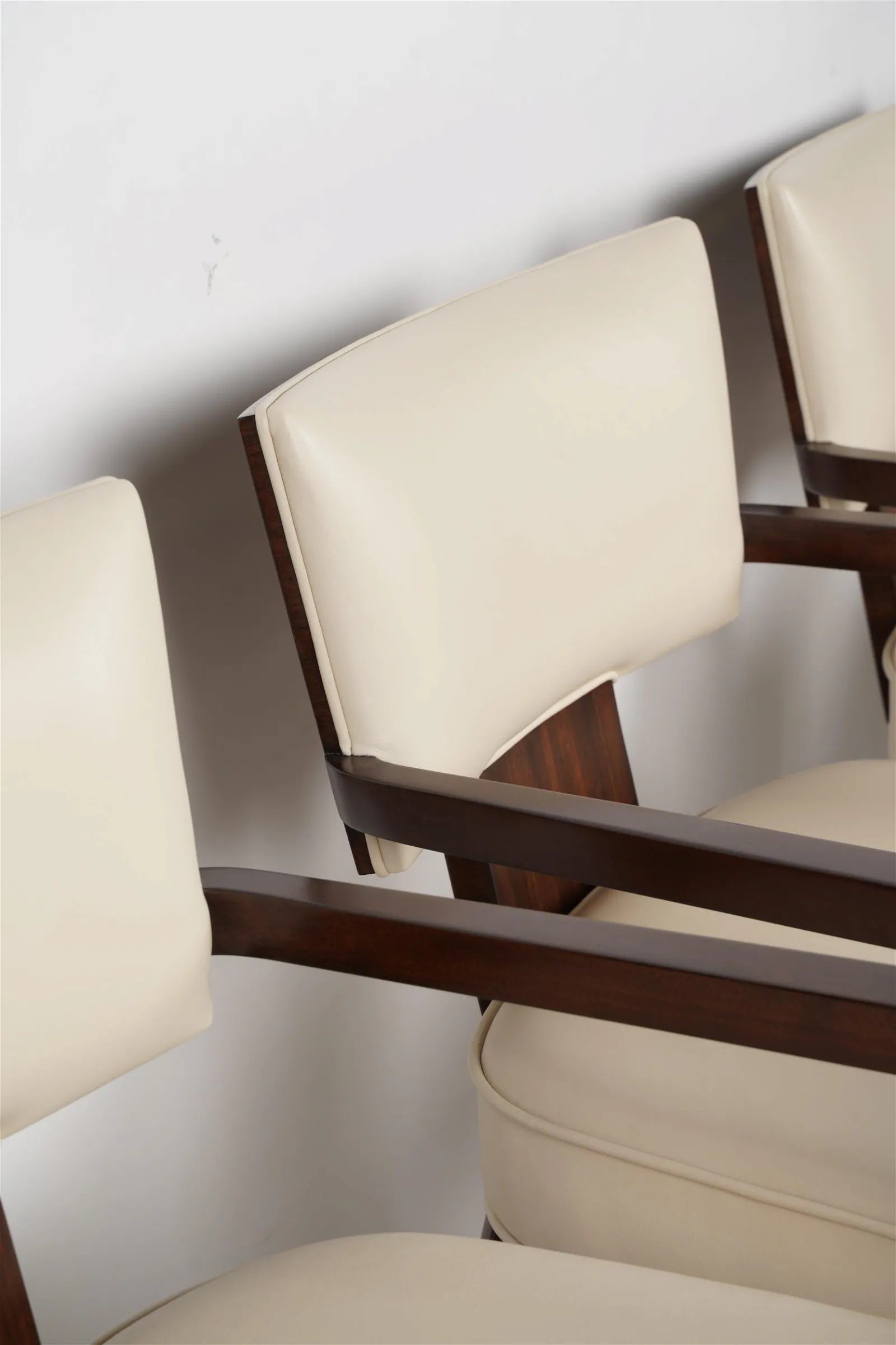 AF2-002: Theodore Alexander "55 Broadway" Upholstered Arm Chairs - Set of 4 - Never Used