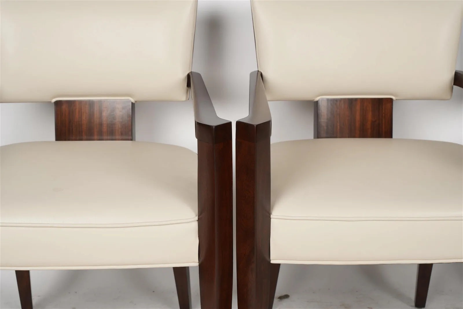 AF2-002: Theodore Alexander "55 Broadway" Upholstered Arm Chairs - Set of 4 - Never Used