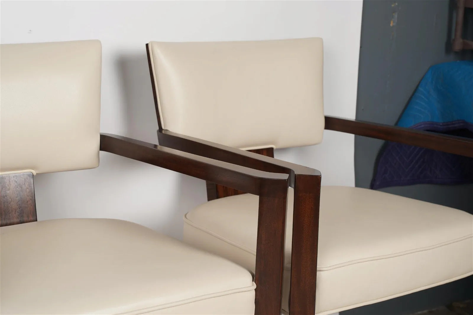 AF2-002: Theodore Alexander "55 Broadway" Upholstered Arm Chairs - Set of 4 - Never Used