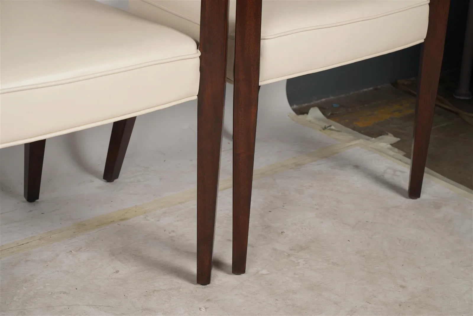 AF2-002: Theodore Alexander "55 Broadway" Upholstered Arm Chairs - Set of 4 - Never Used