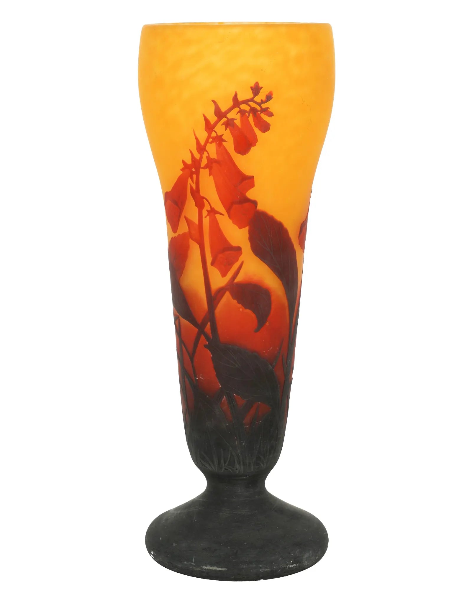 Antique FRENCH DAUM NANCY CAMEO GLASS VASE | Work of Man