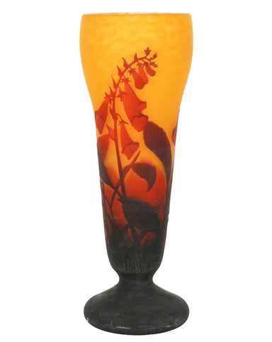 Antique FRENCH DAUM NANCY CAMEO GLASS VASE | Work of Man