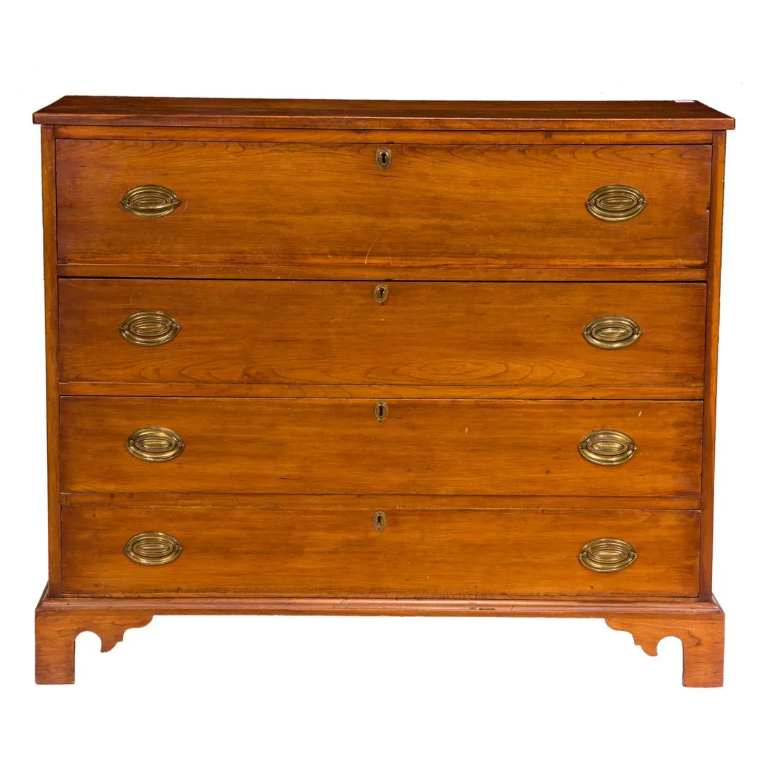 ANTIQUE AMERICAN FEDERAL MAPLE CHEST | Work of Man