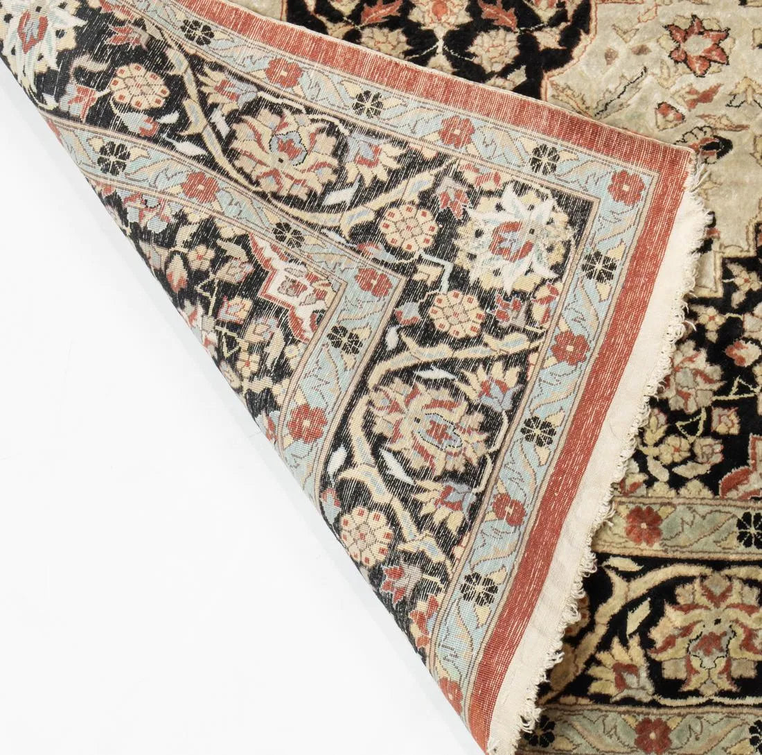 OR5-001: Early 20th Century Indian Kashmiri Silk Rug
