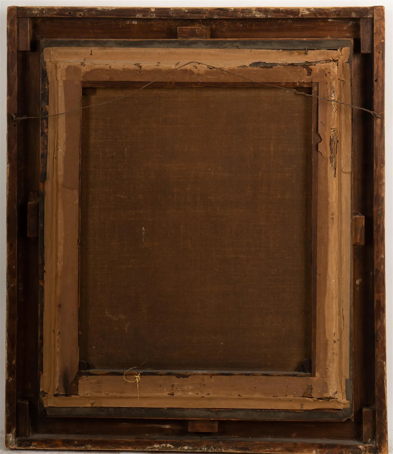 AW537: American Federal Portrait of a Gentleman Oil on Canvas Circa 1810