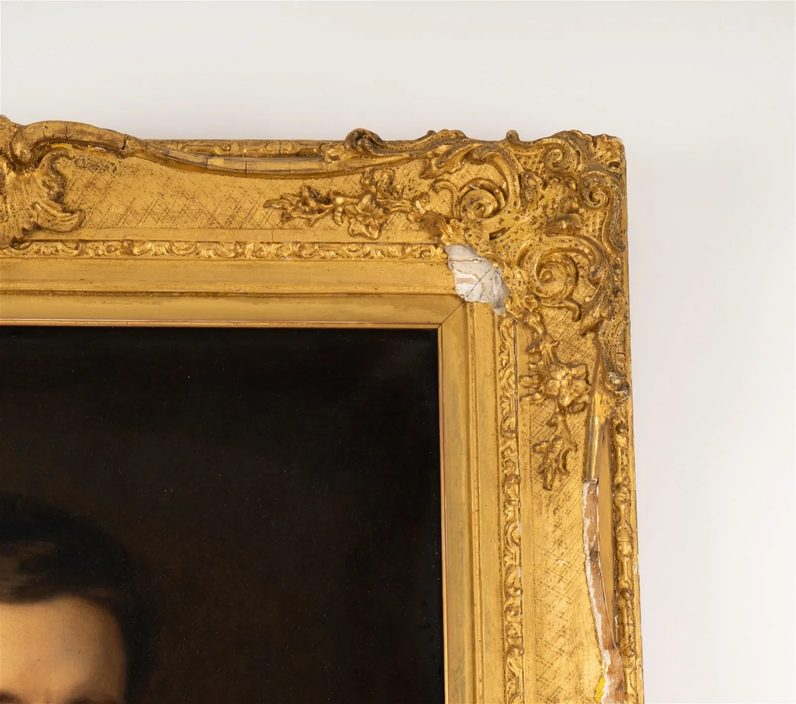 AW537: American Federal Portrait of a Gentleman Oil on Canvas Circa 1810