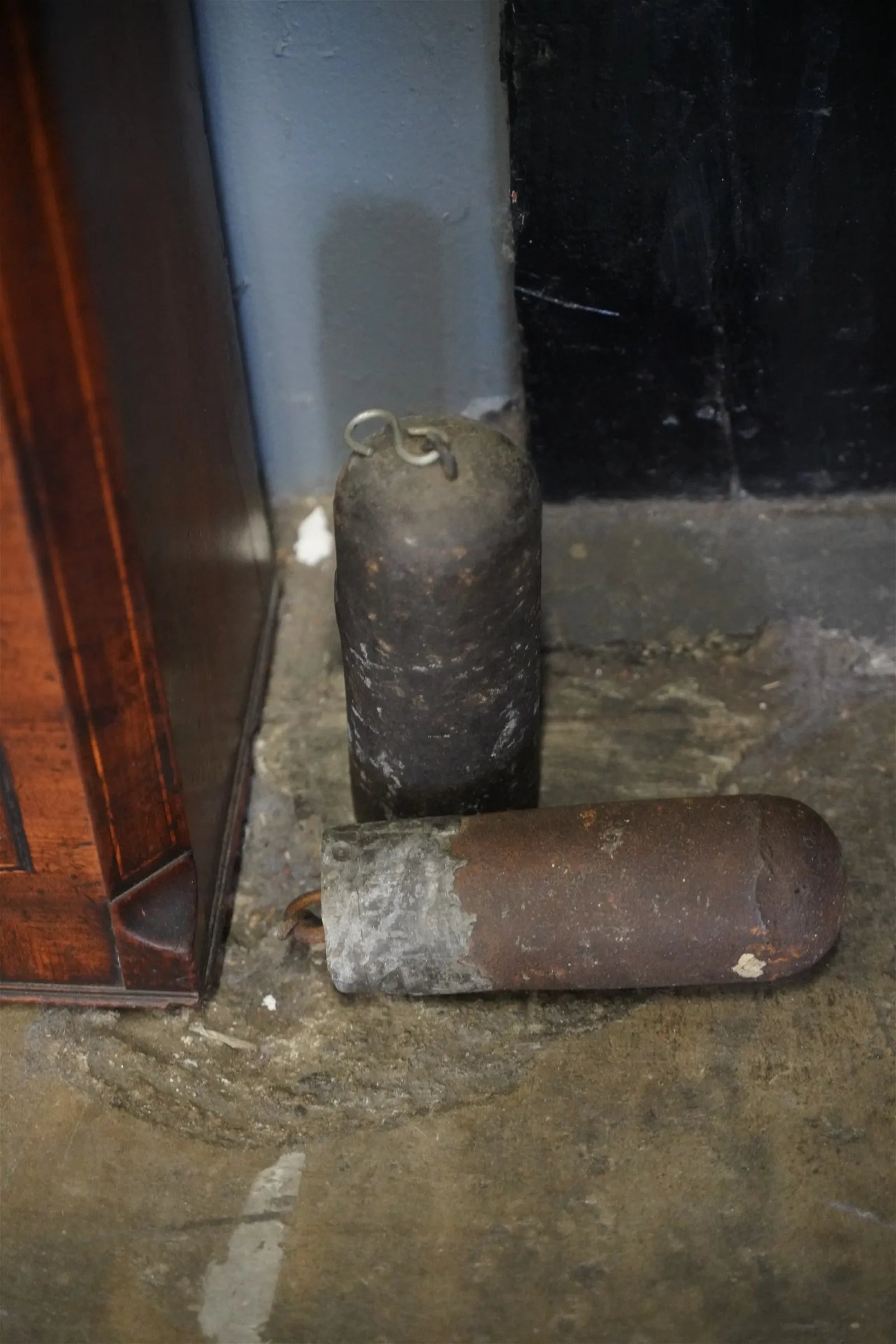 TK1-041: Late 18th Century English Gothic Style Mahogany Tall Case Clock