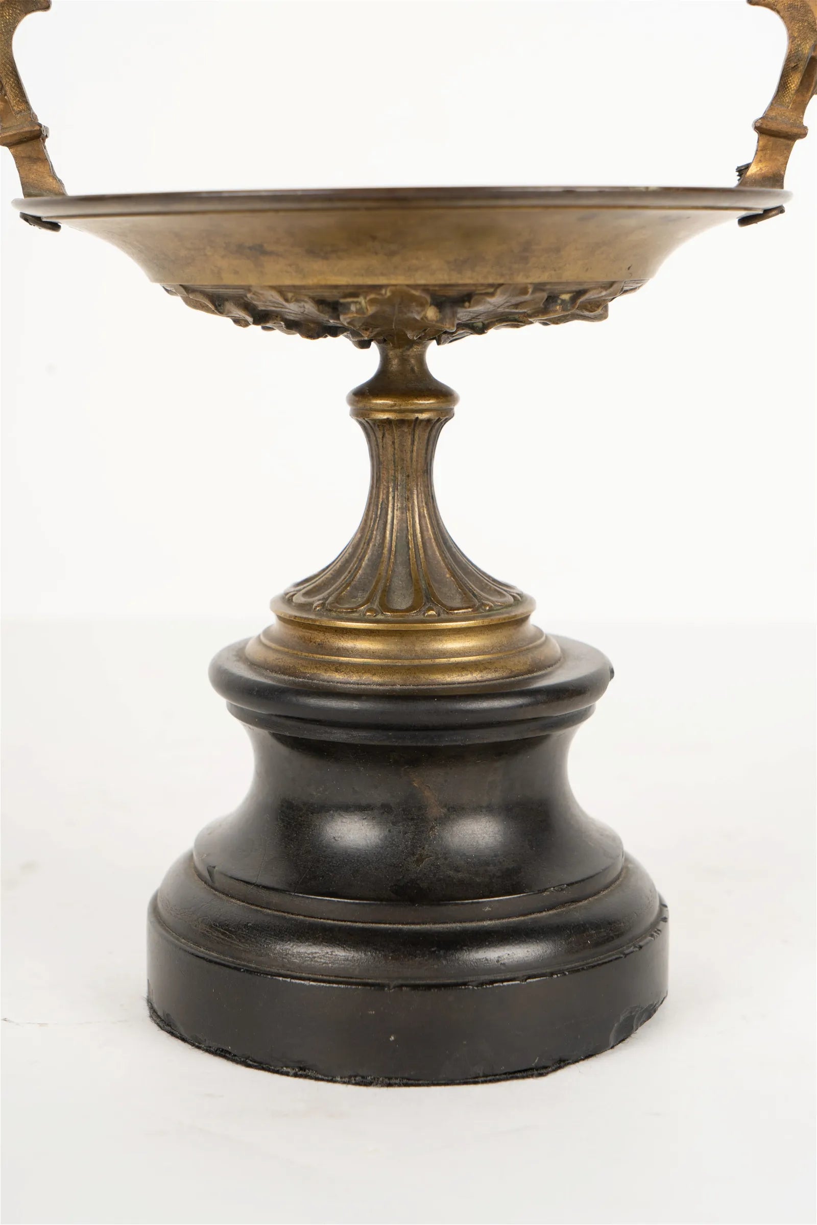 DA2-017: Mid 19th Century Bronze Tazza on Marble Base - Jules Moigniez (1835 - 1894)