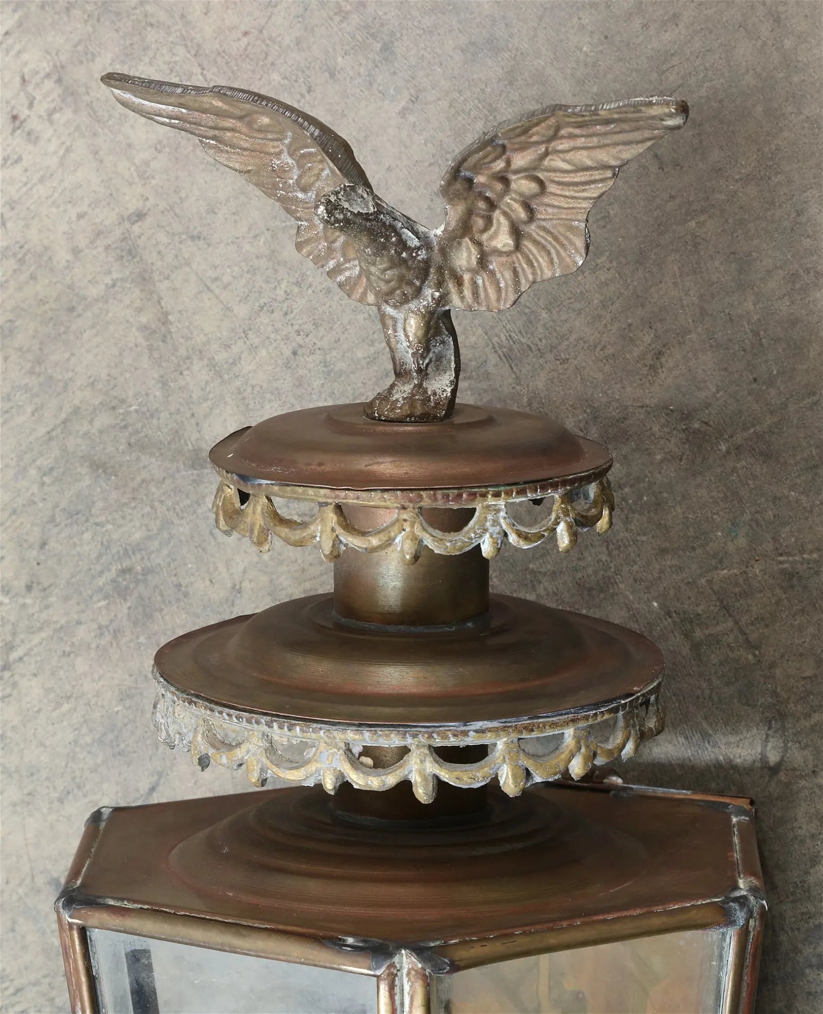 AL3-006: Pair of Early 19th Century American Federal Coach Lanterns Converted to Electric Outdoor Sconces