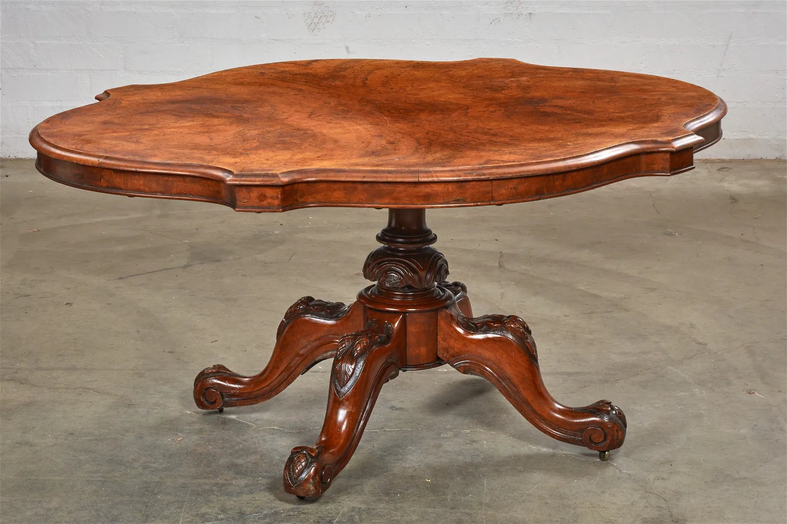 AF1-045: Antique English Victorian Mahogany Dining or Breakfast Table Circa 1870's