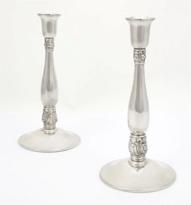 Pair International Silver Sterling Candlesticks | Work of Man