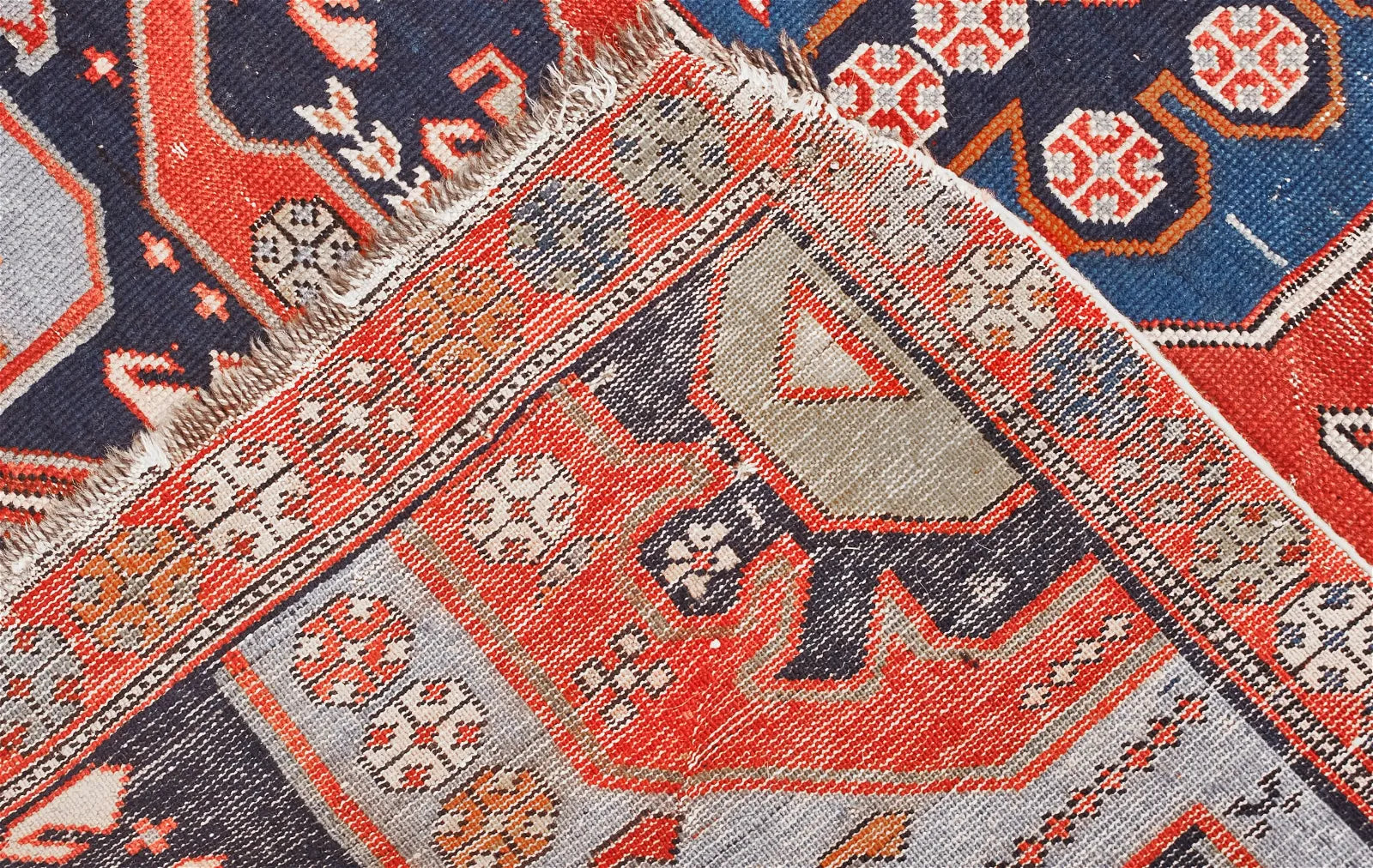 OR8-002: Antique Shriven Rug - East Caucasus - Circa 1900