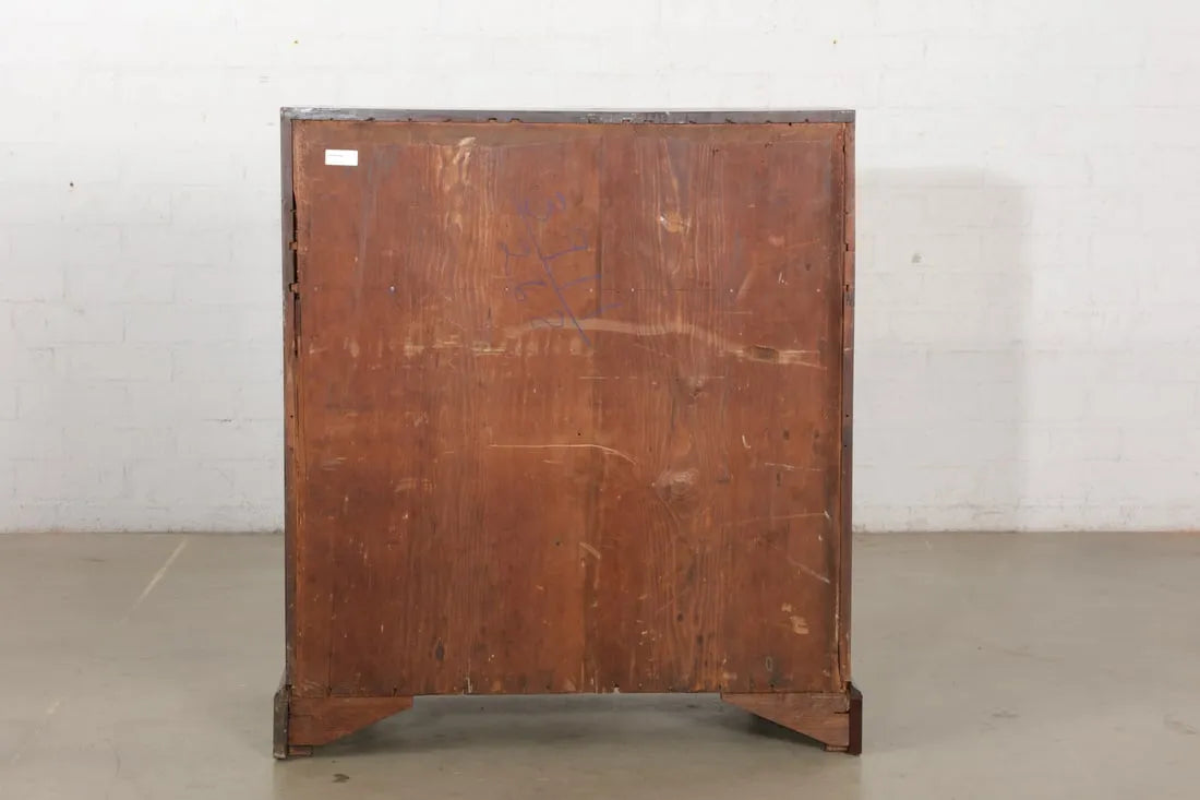 AF5-029: Antique Late 18th Century Chippendale Sabicu & Exotic Hardwood Slant Front Desk