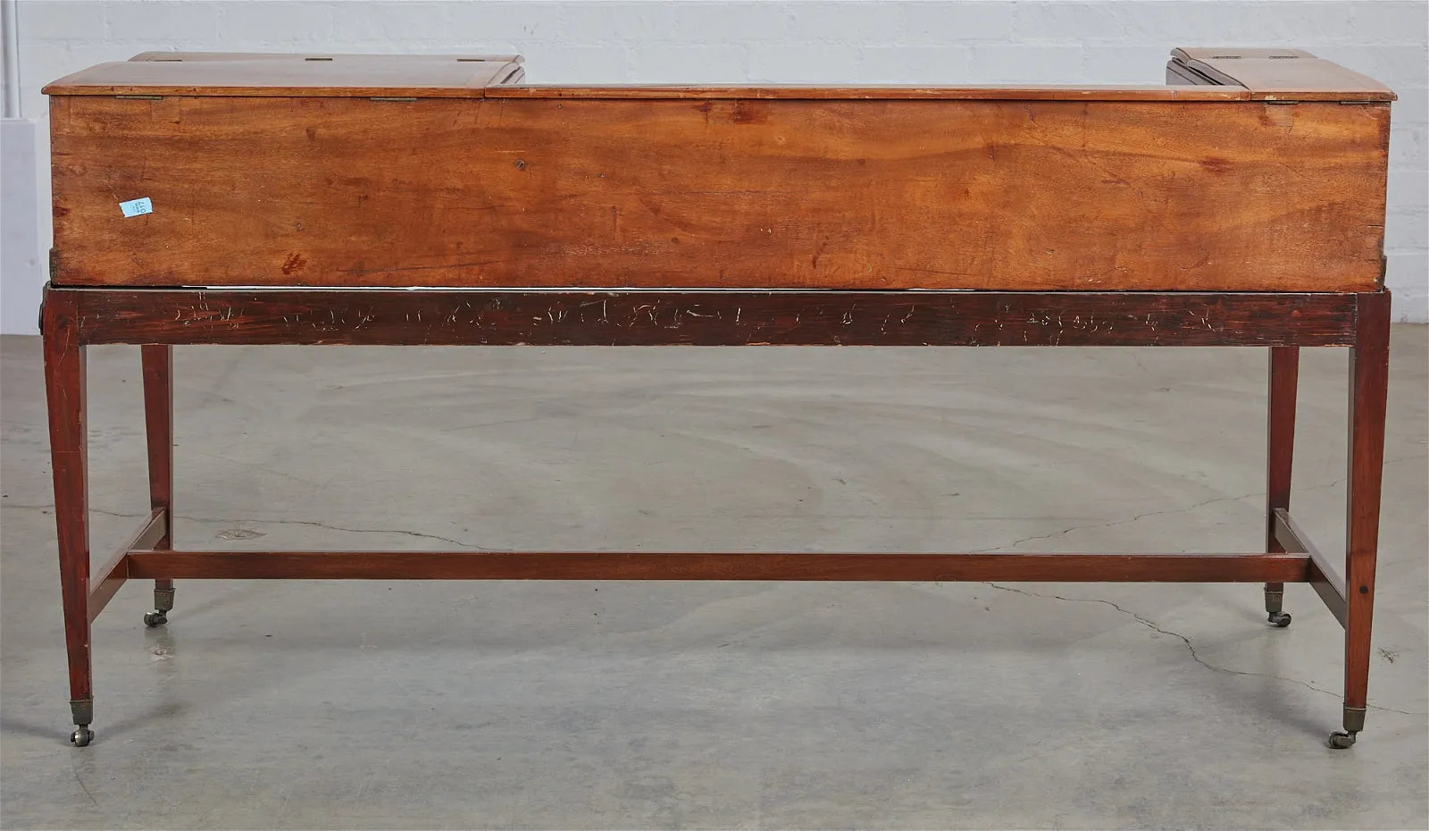 AF5-021: ANTIQUE EARLY 19TH CENTURY AMERICAN PIANOFORTE  / DESK CONVERSION