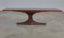 Vintage Mid Century Modernist Hardwood Coffee Table