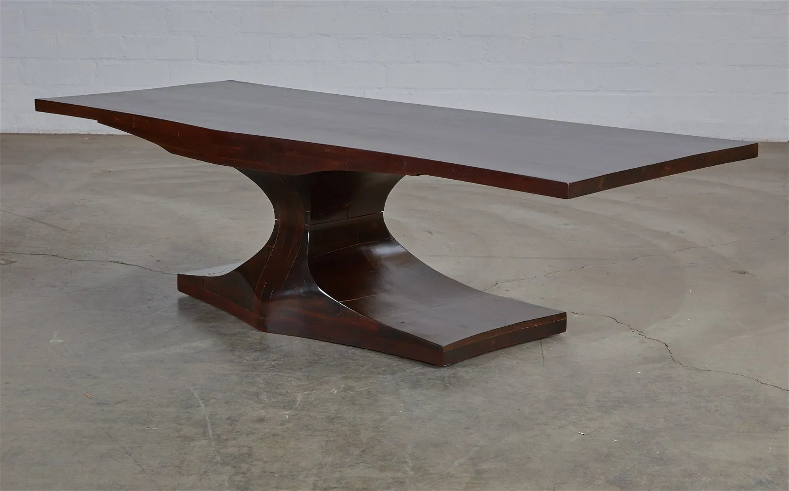 AF1-396:  Mid 20th Century Modernist Hardwood Coffee Table