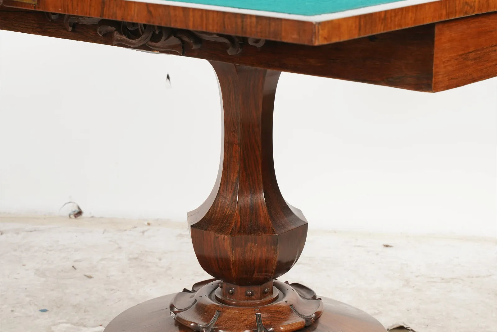 AF1-394: Antique Early 19th C English Regency Rosewood Flip Top Game Table