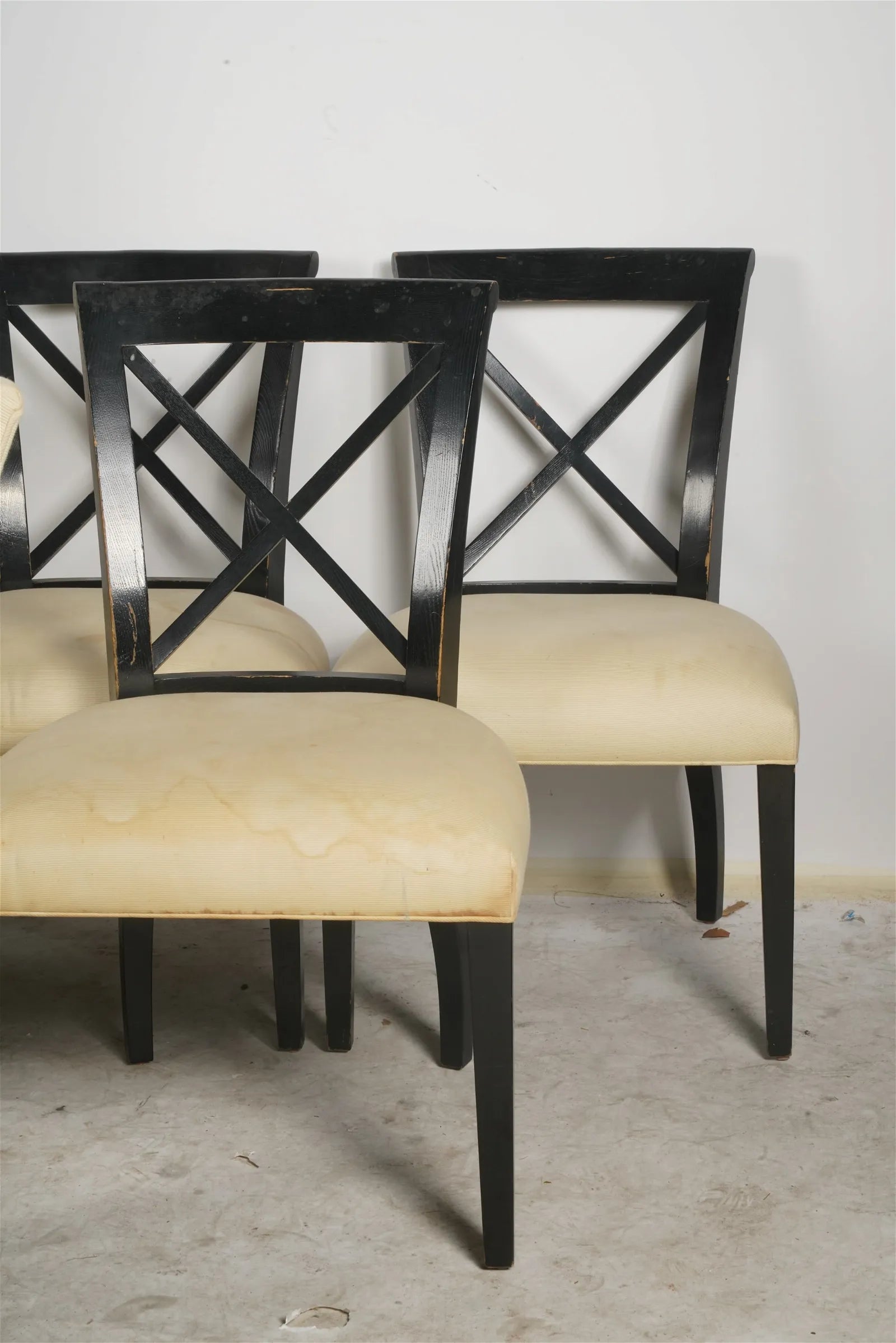 AF2-381: Vintage Mixed Set of 8 Late 20th Century Ralph Lauren for Henredon Dining Chairs