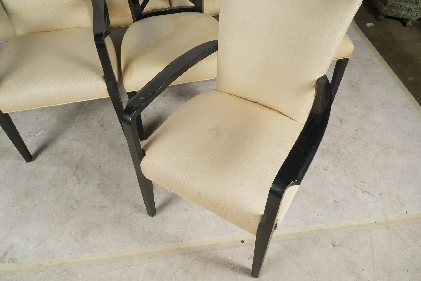 AF2-381: Vintage Mixed Set of 8 Late 20th Century Ralph Lauren for Henredon Dining Chairs