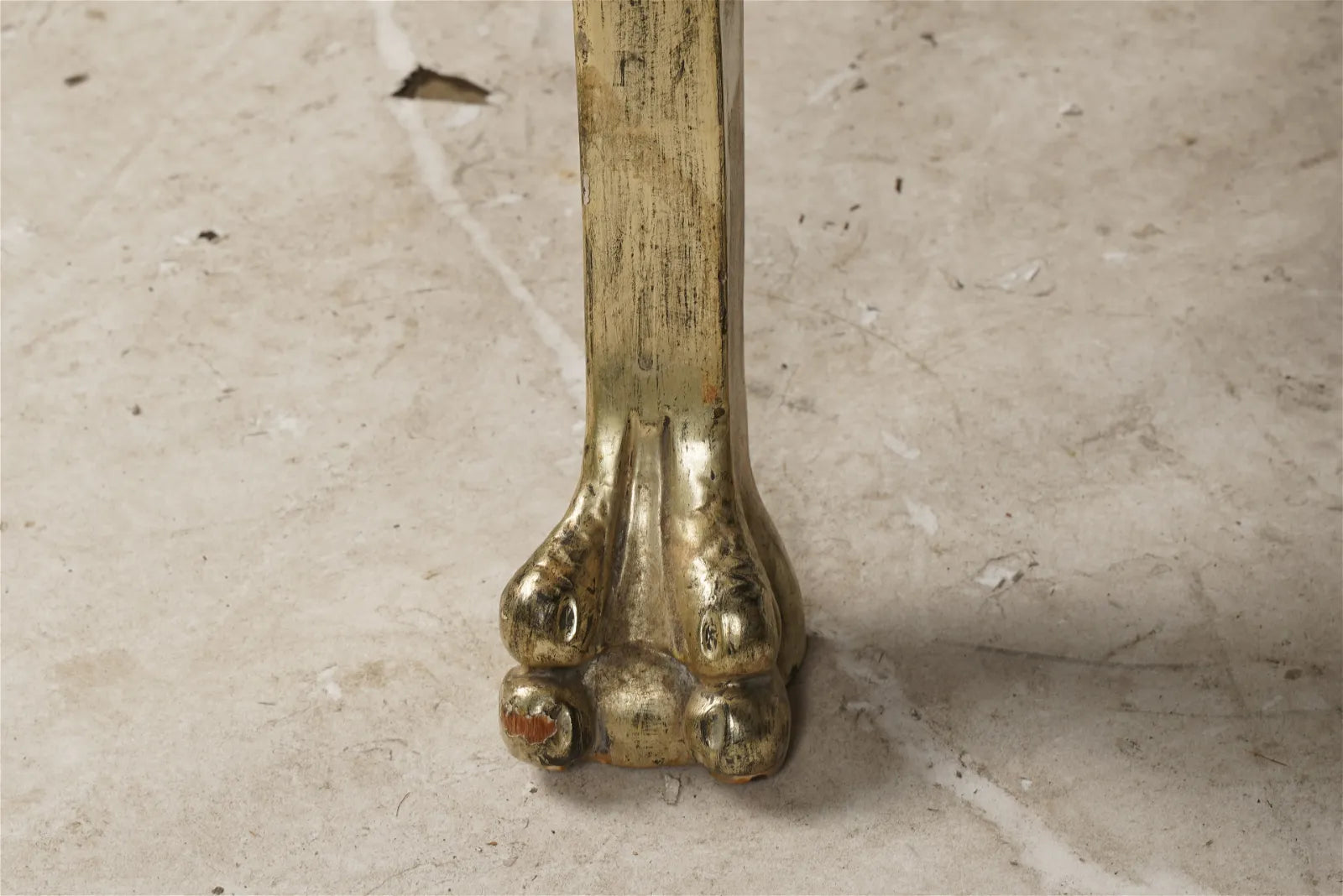 AF2-034: Antique Mid 19th Century French Rococo Revival Upholstered Silver Leaf Carved Arm Chair