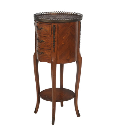 Antique French Louis XV Kingwood Side Table | Work of Man