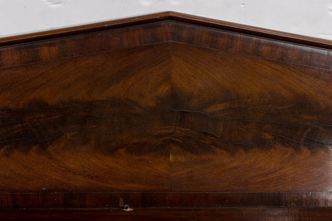 AF3-055: Antique Circa 1830 English William IV Double Pedestal Mahogany Sideboard