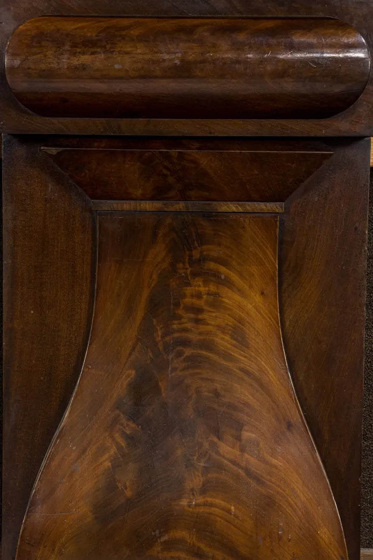 AF3-055: Antique Circa 1830 English William IV Double Pedestal Mahogany Sideboard