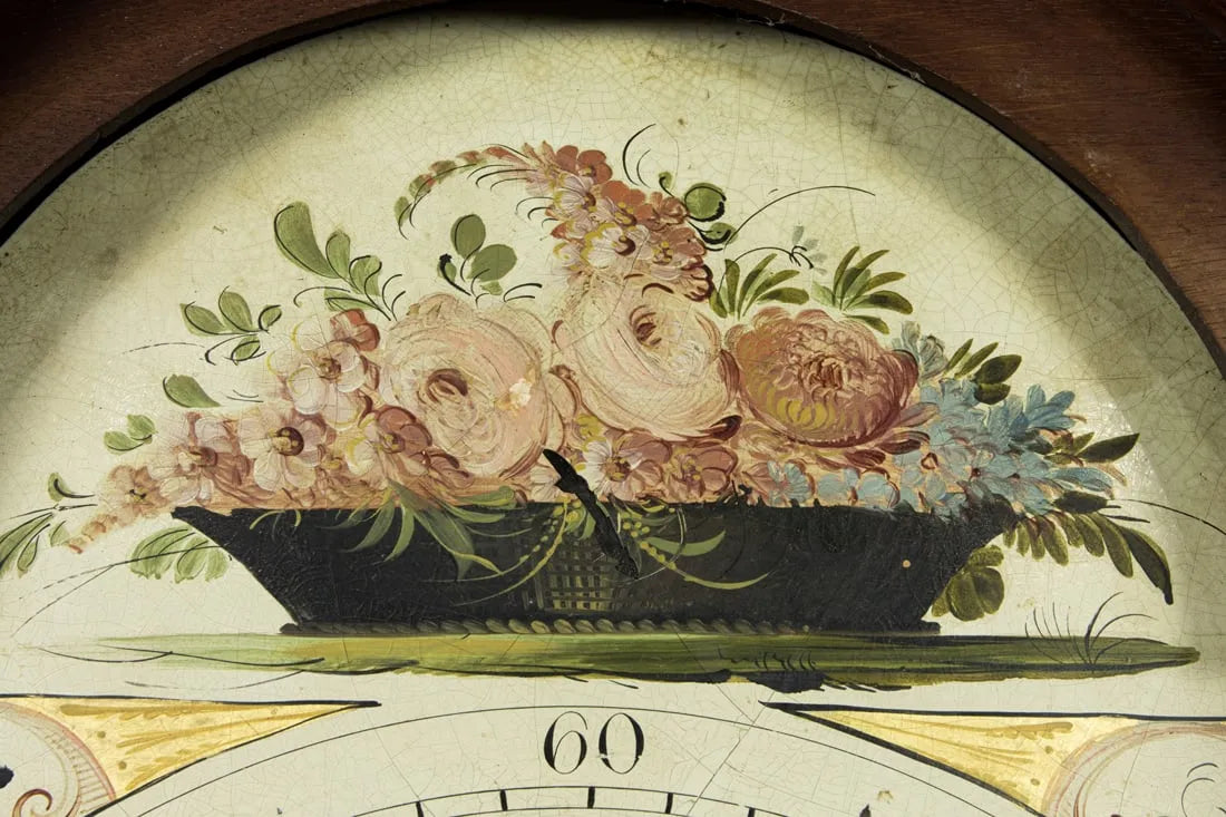 TK1-038: Early 19th Century Scottish Mahogany Tall Case Clock, William Sparks, Aberdeen