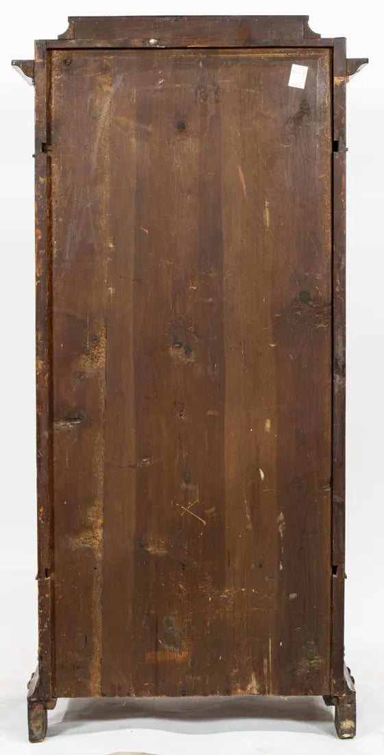 AF3-054: Antique Circa 1830 English William IV Mahogany Single Door Armoire