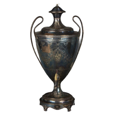 Antique English Sheffield Hot Water Urn | Work of Man