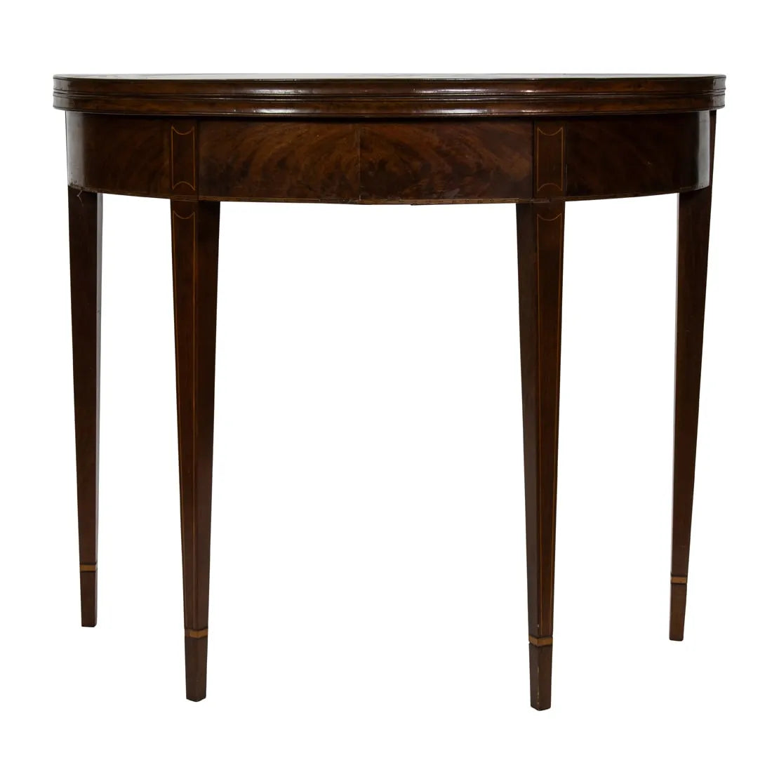 Antique American Federal Flip Top Card Table | Work of Man