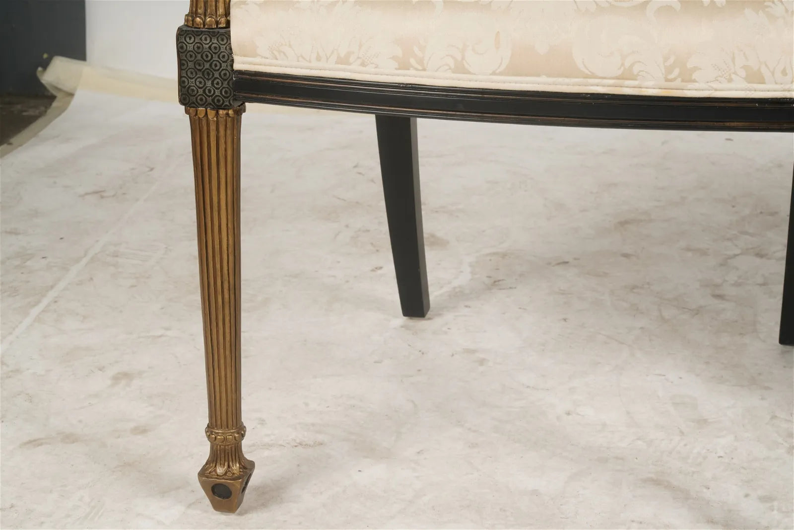 AF2-046:  Late 20th Century English Regency Style Chinoiserie Arm Chair