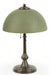 Handel Mosserine Arts & Crafts Lamp With Green Chipped Ice Shade | Work of Man