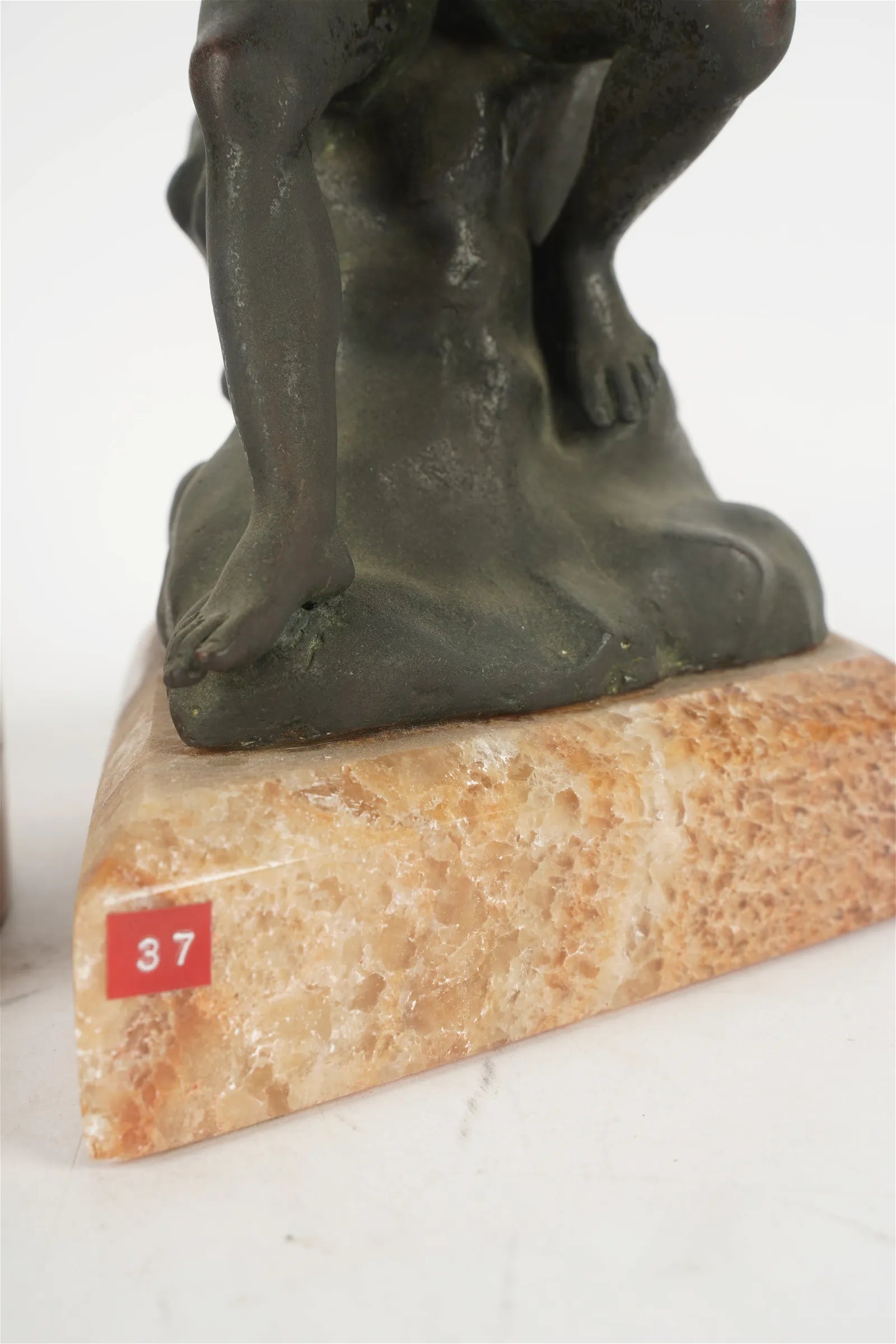 AW11-022: Late 19th Century Grand Tour Patinated Bronze Figure of Sleeping Faun After Antiquity From Villa of the Papyri, Herculaum National Archaeological Museum, Napoli