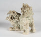 Antique Glazed Porcelain Chinese Crouching Foo Lion | Work of Man