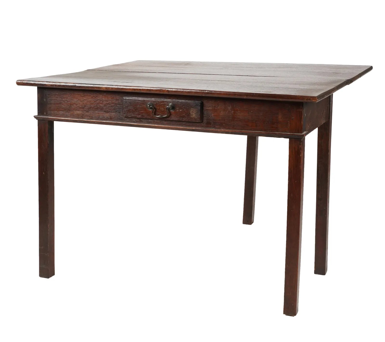 AF1-044: Late 18th Century English Georgian Oak Flip Top Table