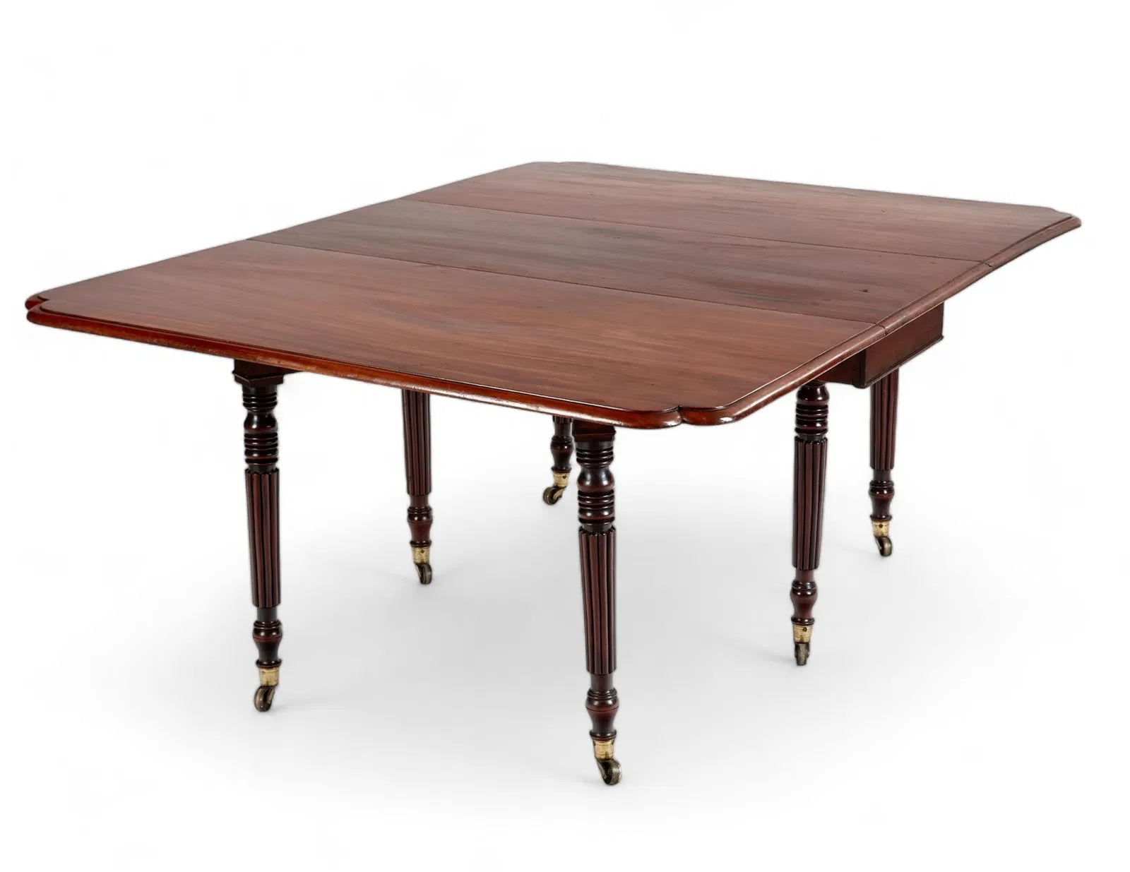 AF1-060: Antique Circa 1830 William IV Mahogany Drop Leaf Table, Possibly Gillows