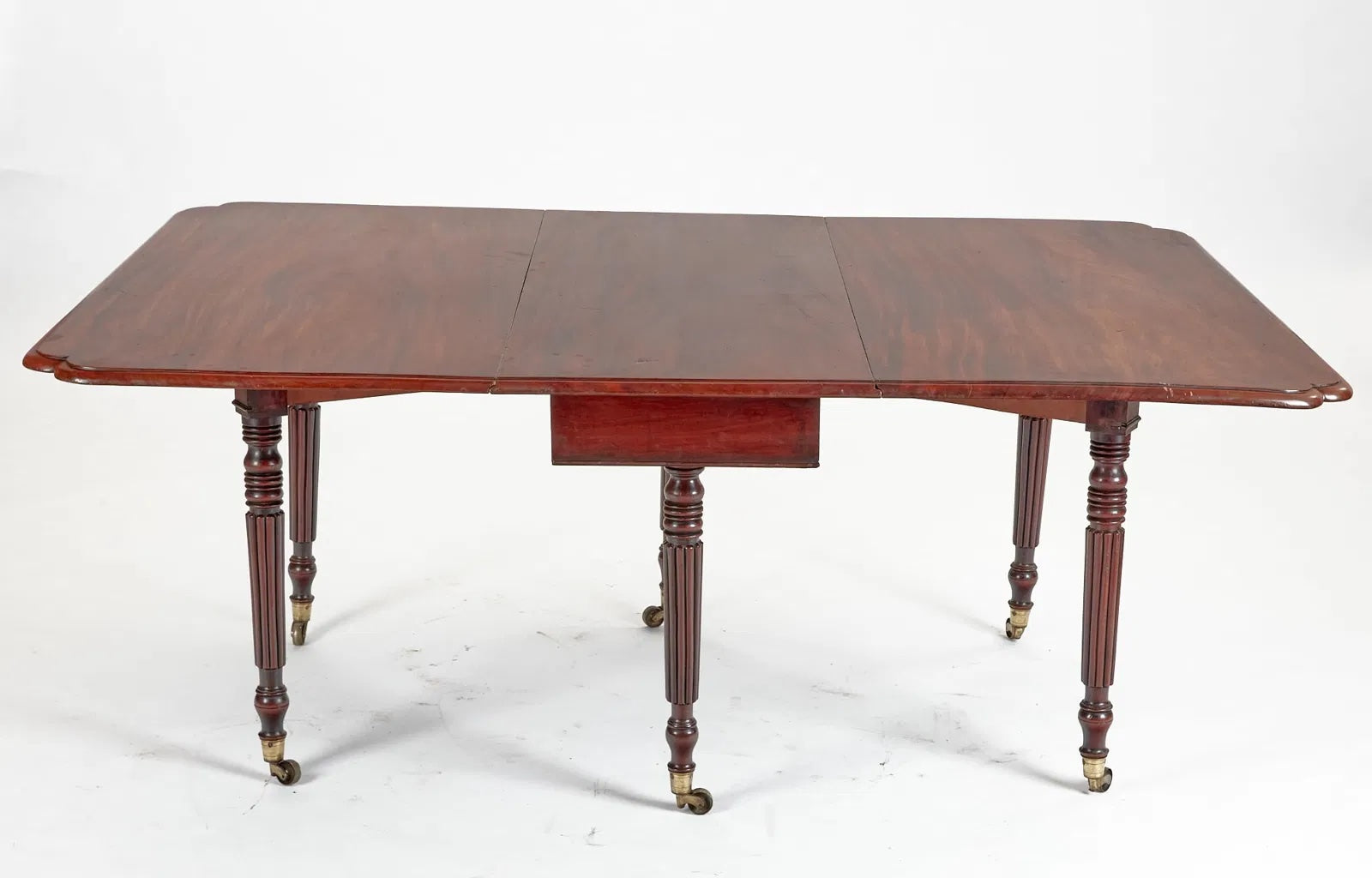 AF1-060: Antique Circa 1830 William IV Mahogany Drop Leaf Table, Possibly Gillows