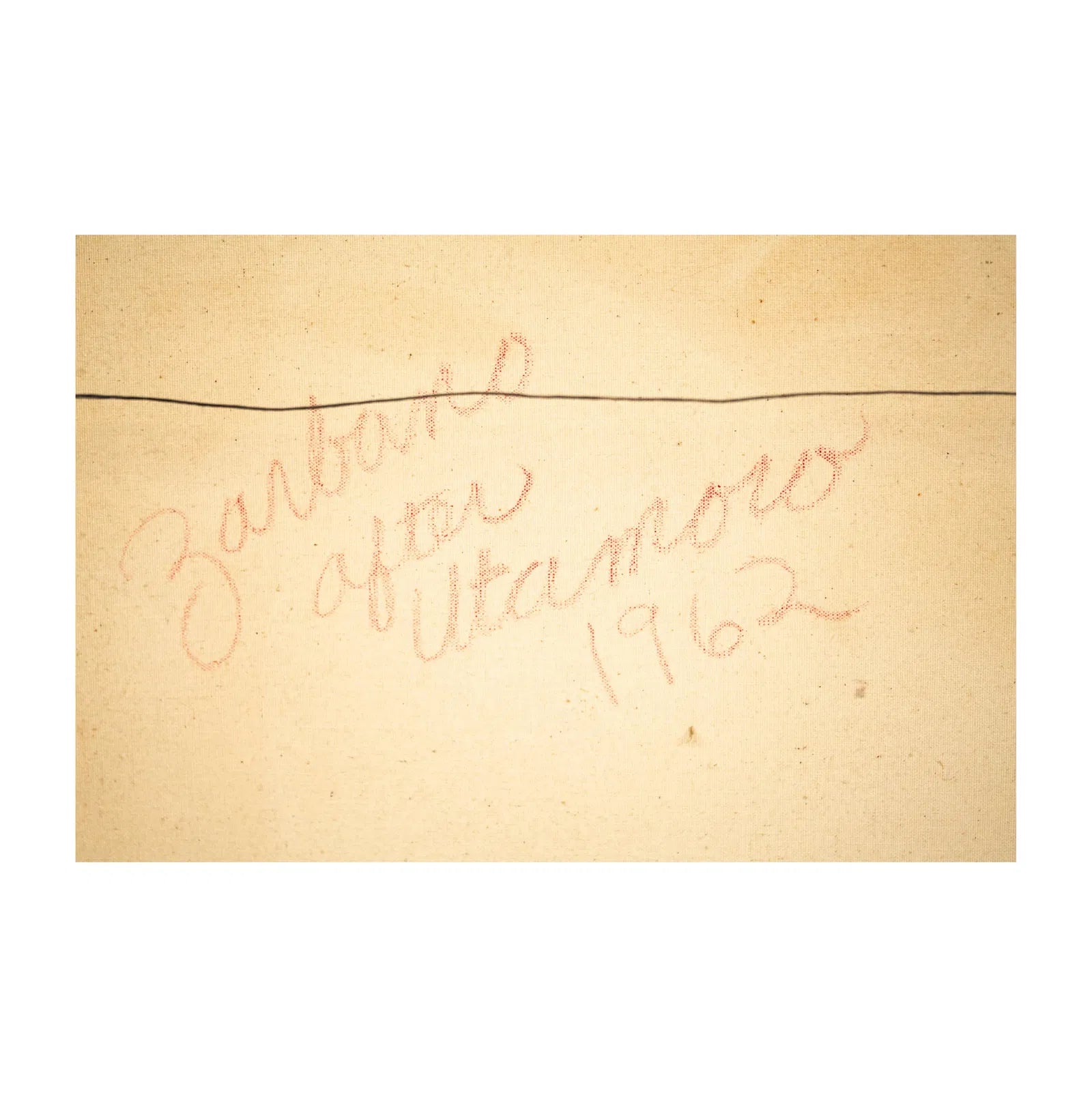 AW751: Mary Zarbano Japanese Portrait After Utamaro Oil on Canvas