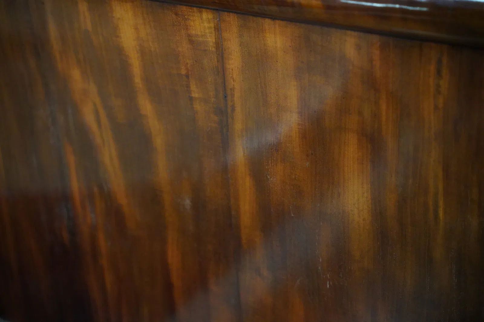 AF6-010: Antique Early 19th Century French Empire Mahogany Bed