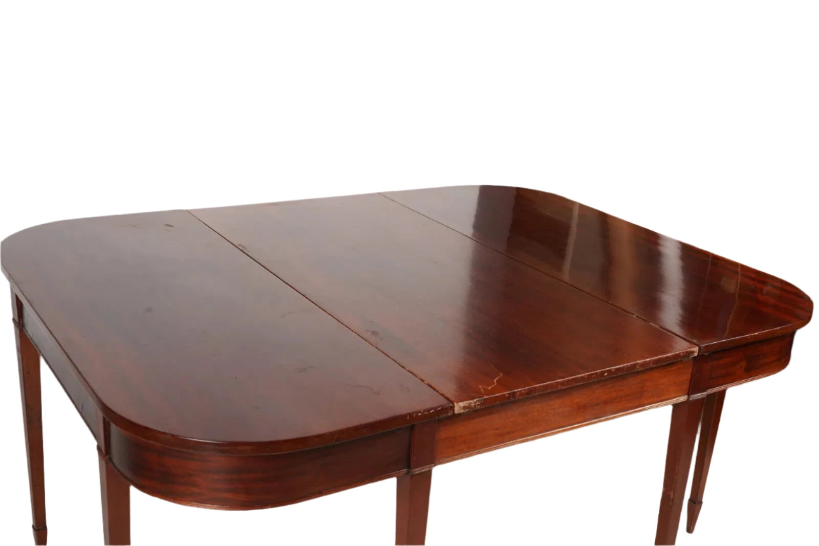 AF1-063: Antique Early 19th Century American Federal Mahogany Banquet Table