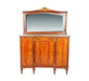 Antique Circa 1900 French Art Nouveau Sideboard With Mirror | Work of Man