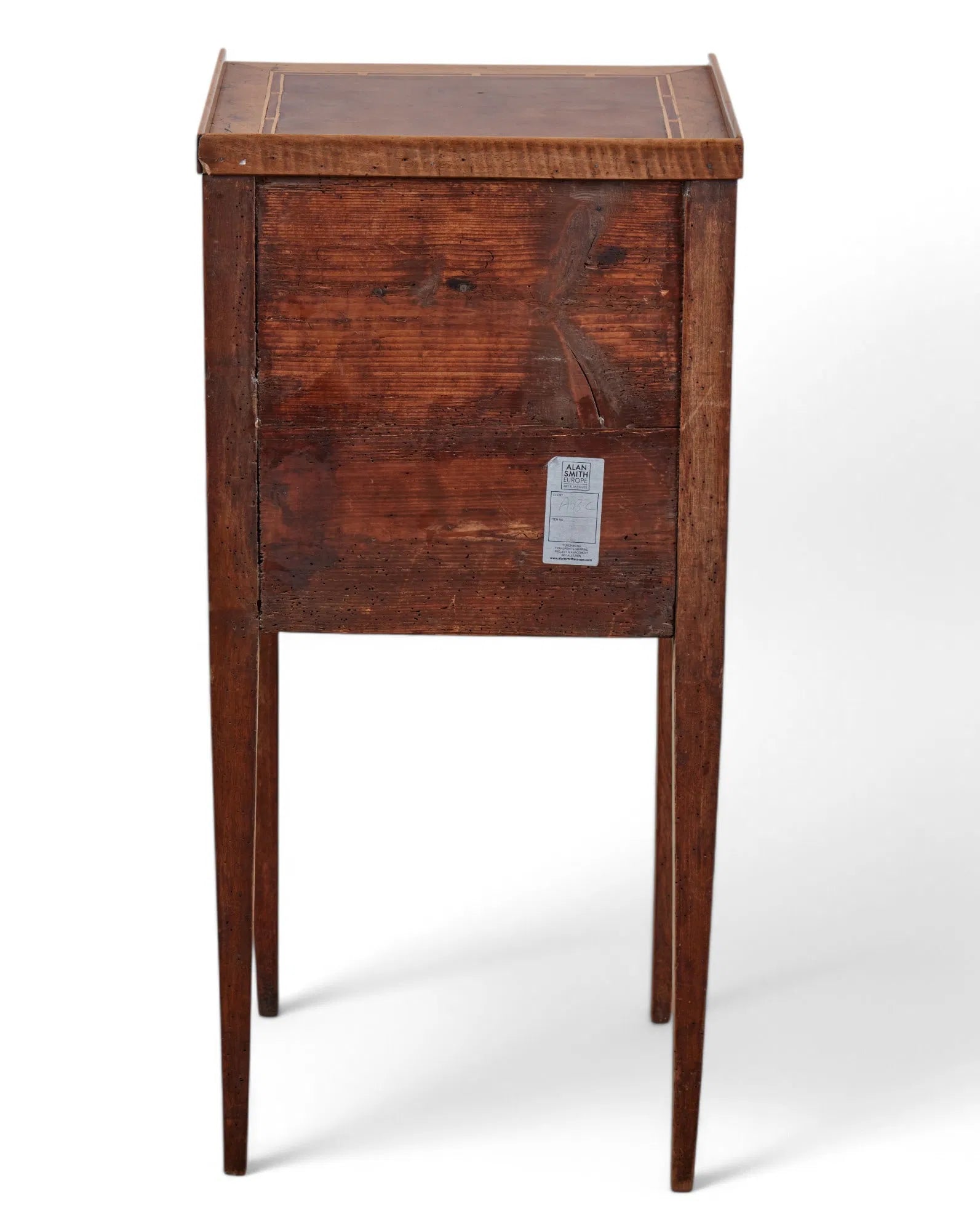 AF3-039: Antique French Directoire Inlaid Walnut Commode Early 19th Century