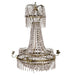Antique Neoclassical Lead Crystal Chandelier Early 20th Century | Work of Man