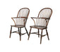 Antique Pair of American Sack Back Windsor Chairs Early 19th Century | Work of Man